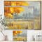 Designart - Autumn Landscape - Farmhouse Canvas in Gold Frame
